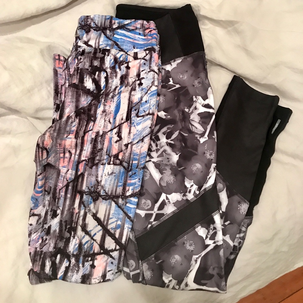 Two Pairs of Patterned leggings